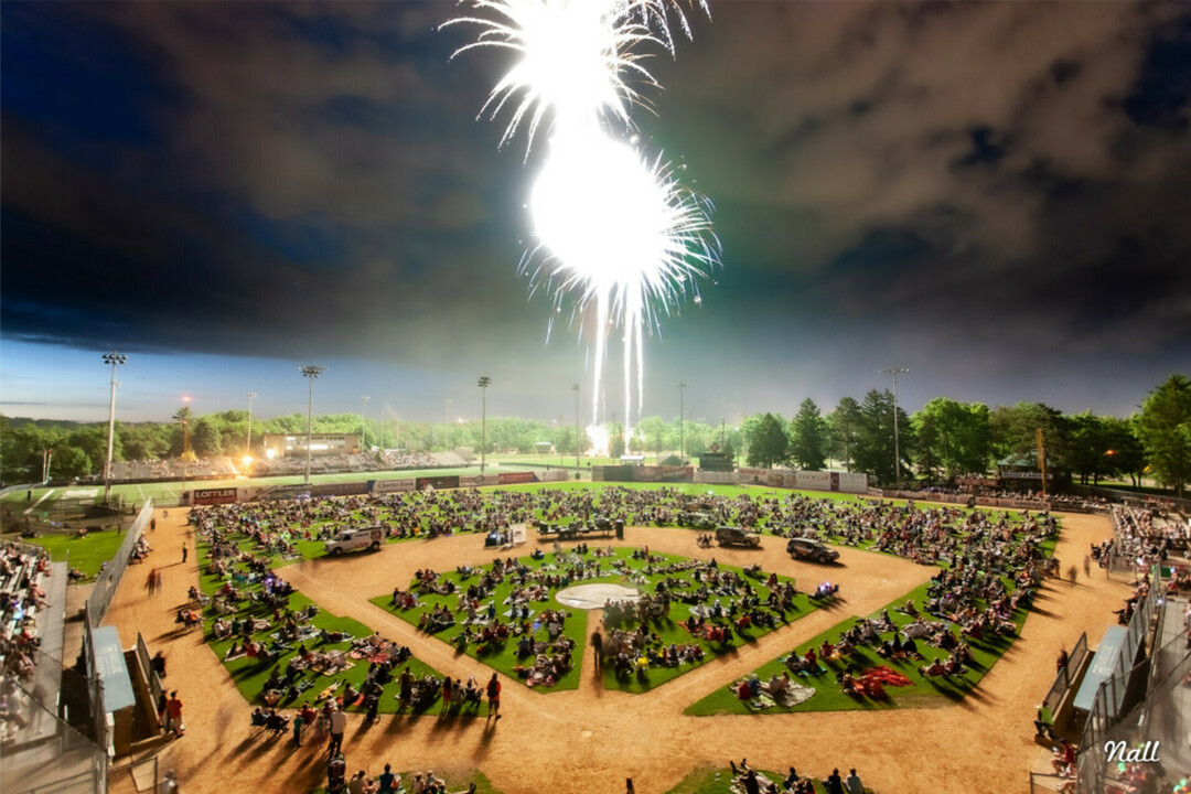 THE FUTURE OF FIREWORKS. Specifically, the City of Eau Claire Fourth of July fireworks show. This year, the fireworks were launched from the High Bridge, a shift from the longtime location, Carson Park (pictured).