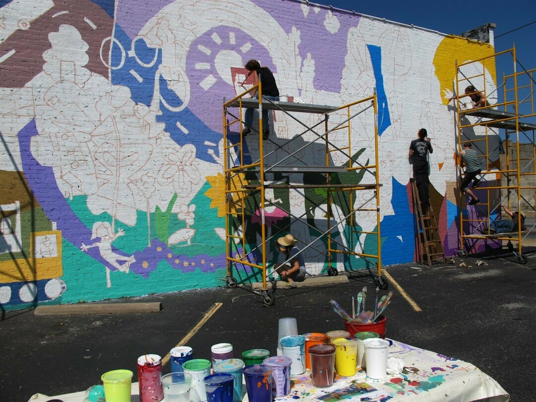 SHOWING THE COMMUNITY COLORS. The Eau Claire community is invited to learn more about the More Than A Mural project on Sept. 28. 