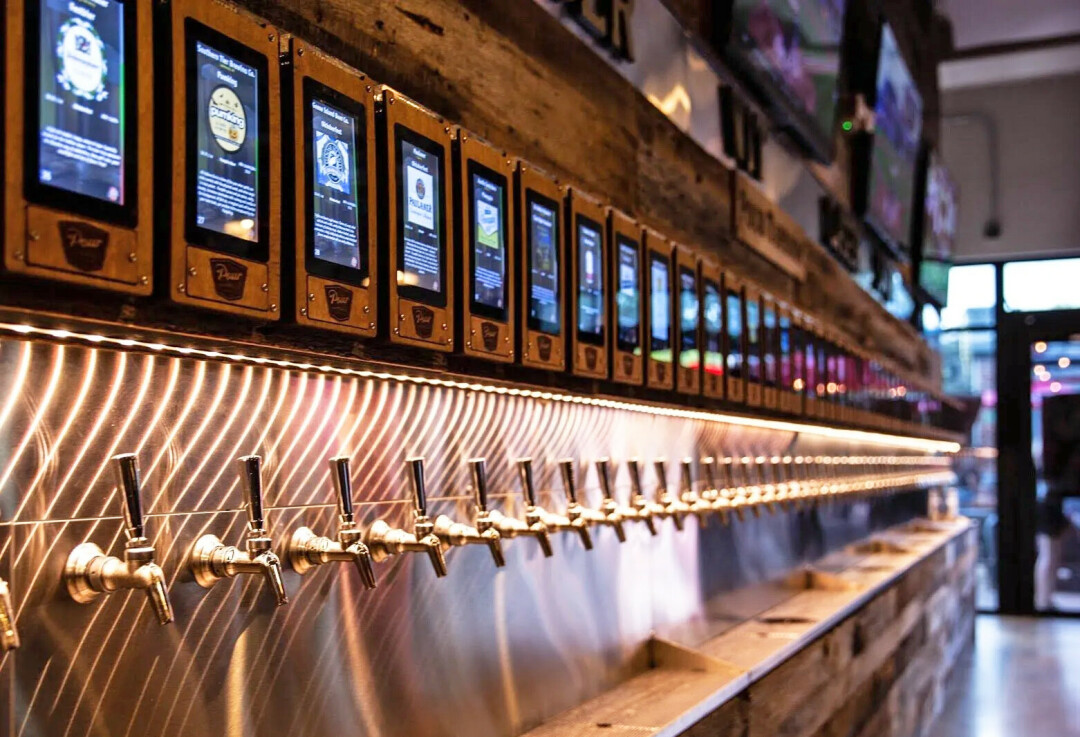 CHEERS TO THAT! Eau Claire will welcome its first and only self-pour taproom in the new year, and with it comes another accolade: the largest self-pour taproom in the Midwest. (Photo via iPourIt)