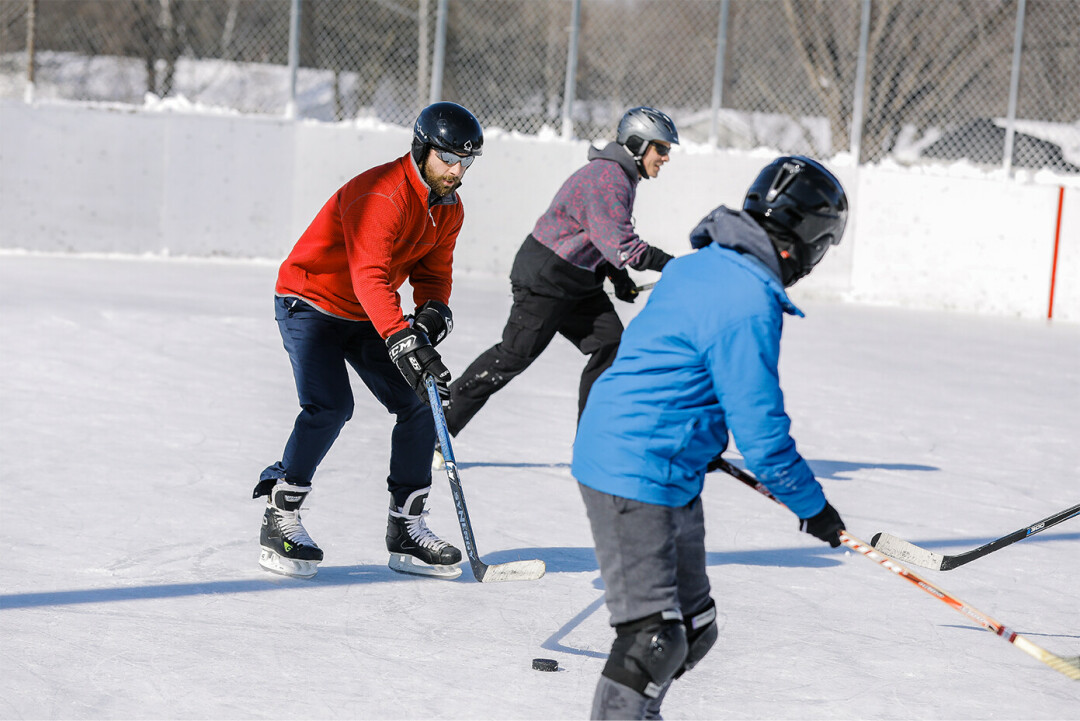 AND JUST LIKE THAT... It's been an unusually warm winter, and thanks to those temperatures, outdoor ice rink season was short-lived in Eau Claire.