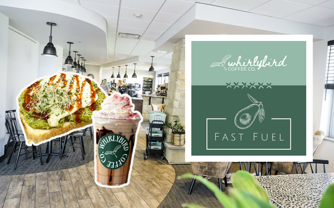 BEST OF BOTH WORLDS. As of January, Whirlybird Coffee Co. and Fast Fuel have partnered, offering more options ahead of Whirlybird's expansion.