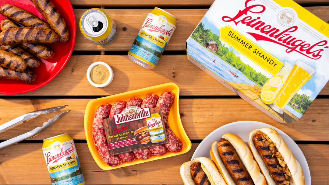 LINKING UP. Leinenkugel's and Johnsonville have partnered to release the Summer Shandy Beer Brats just ahead of the summer season. (Submitted photo)