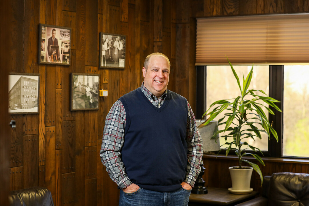 CHEERS TO A MILESTONE YEAR. Mason Companies' only retail store, located in C.F., is an area mainstay. Brad Atkinson, president of Mason Companies, talks new projects and more.
