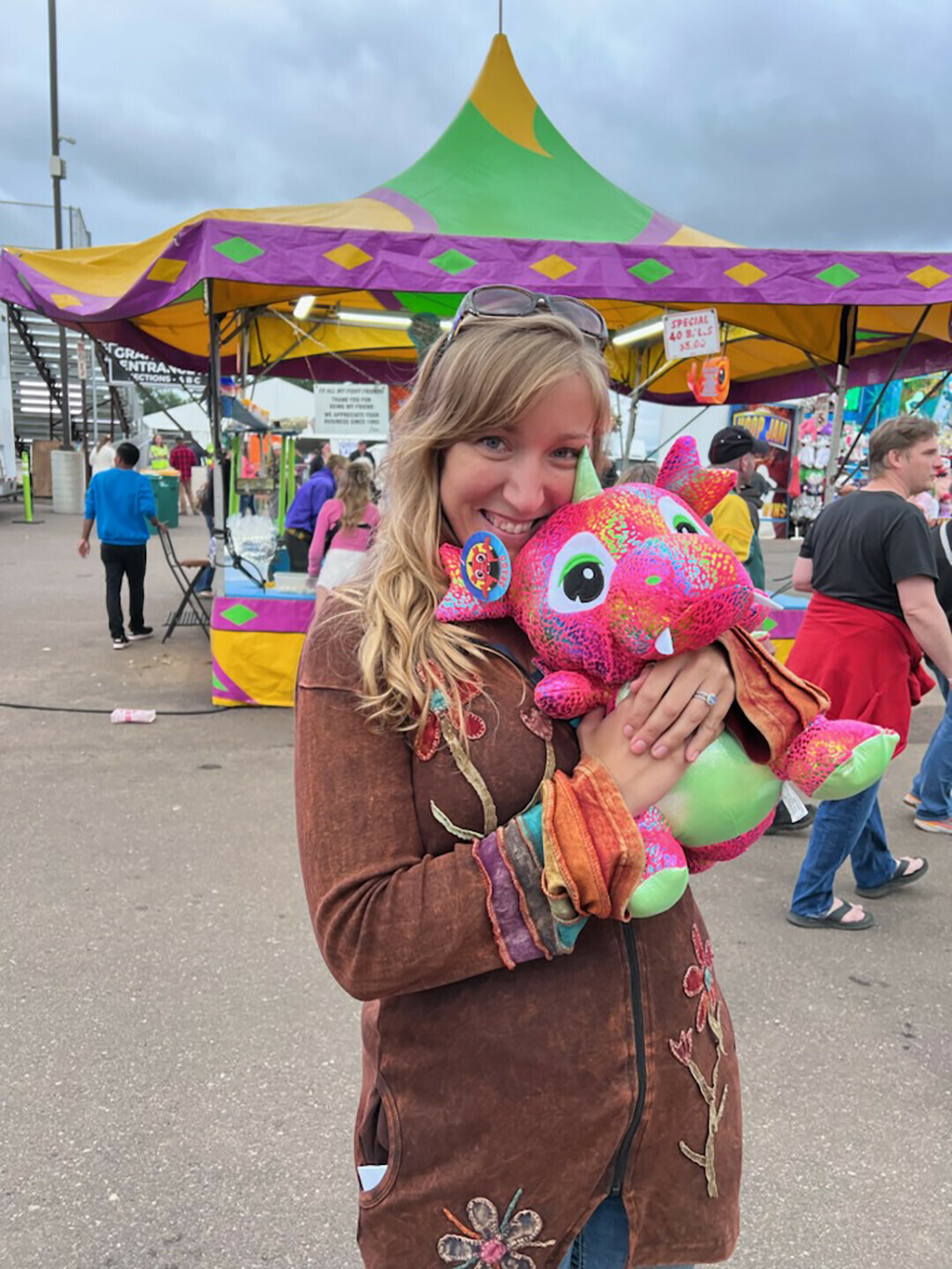 The writer finding success at the Northern Wisconsin State Fair in Chippewa Falls.