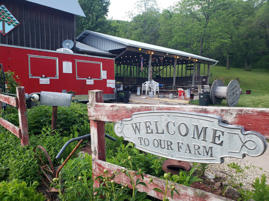 TO THE FARM. Winghaven Pizza Farm's grounds have lived several lives, and now, it dishes up stone-fired pizza, live music, and good times just an hour away from Eau Claire. (Photos via Facebook)