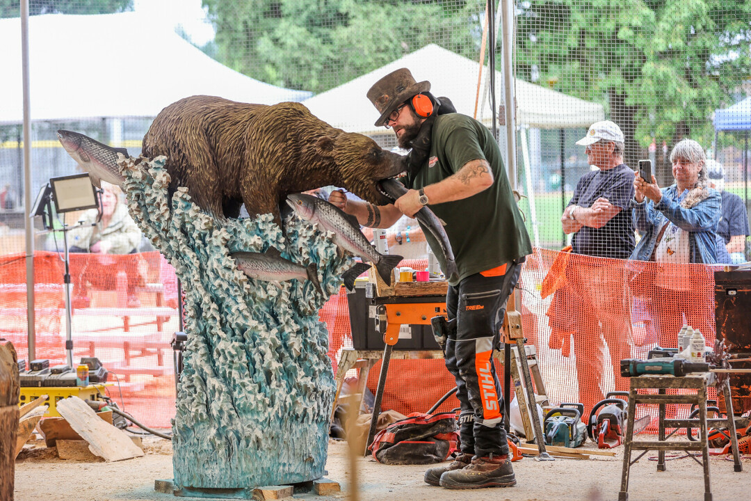 BUZZ OF THE BLADES. The popular two-day competition returns to Eau Claire this August, welcoming carvers from across the world.