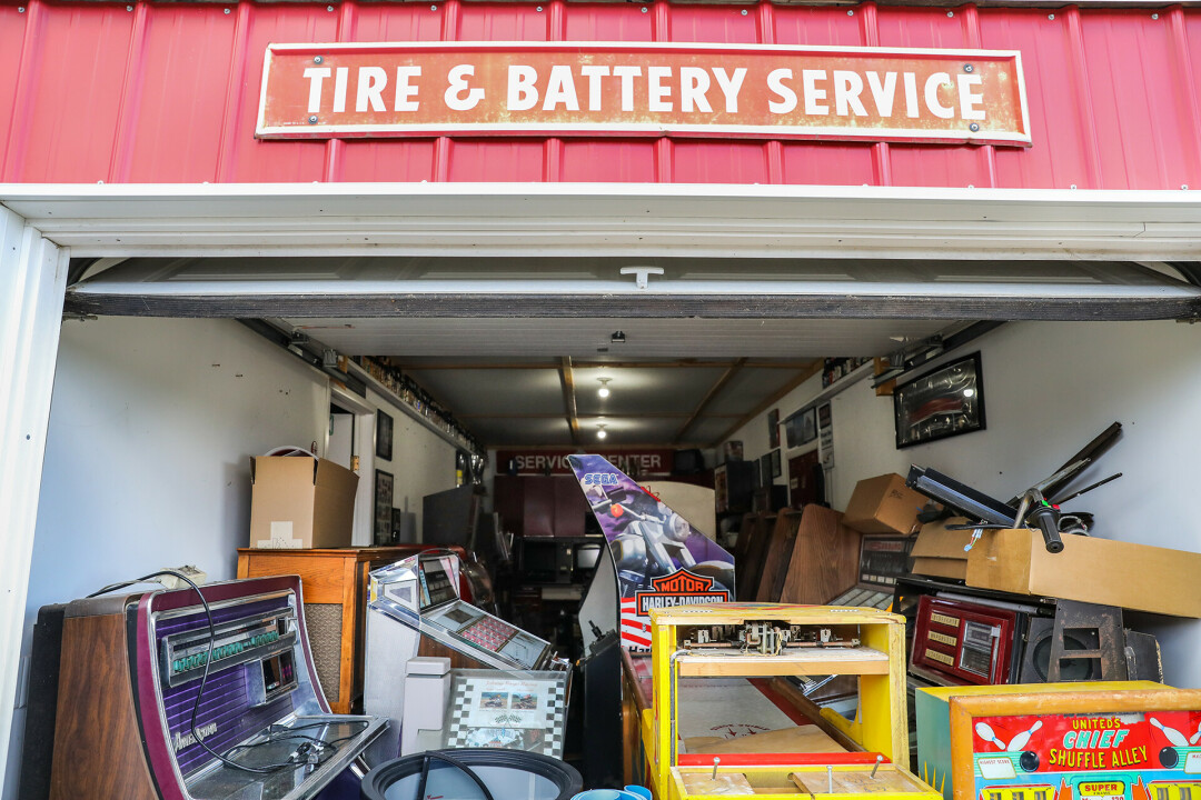 Restoration and storage garage.