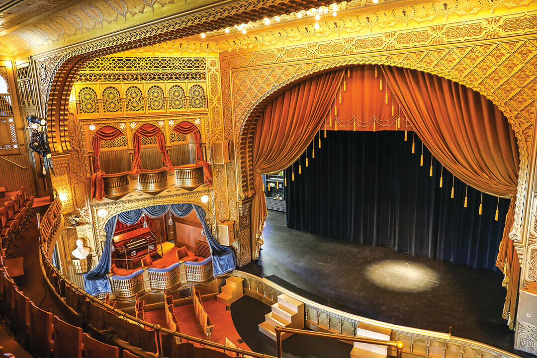 Inside the fabled Mabel Tainter Theater, which opened in 1890.