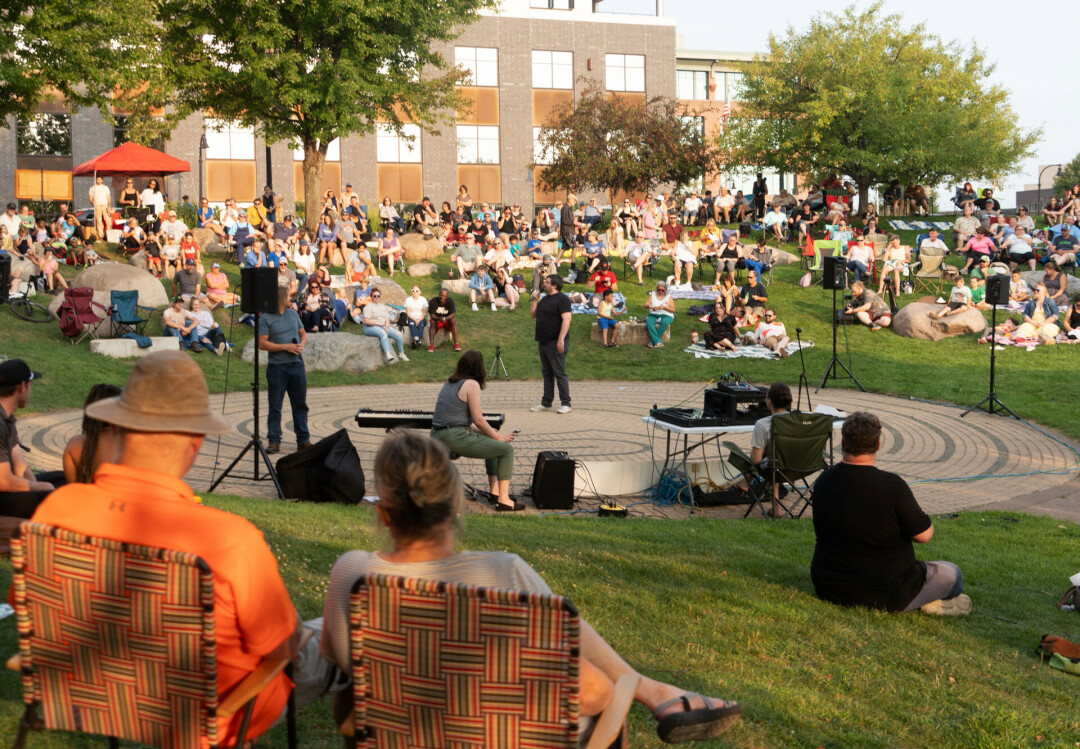 LAUGH OUT LOUD, OUTSIDE. Comedy in the Park returns this summer, the family-friendly show free to attend and hosted by Oh Claire Improv. (Photo via Facebook from last year's event)