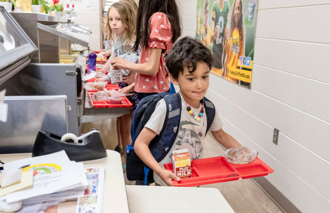 COMMUNITY STRONG. The Eau Claire Area School District students accumulate about $1,000 of meal debt per month during the school year. Community donations help clear those balances. (Photo via ECASD Facebook)