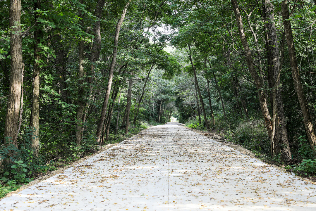 TRAILS TO BLAZE. The Half Moon Trail (pictured at Folsom St. end) and Galloway Flats Trail are two projects locals can enjoy in time for fall.