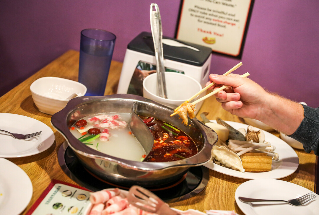 THAT'S HOT. Now open at 2613 E. Clairemont Ave., Eau Claire, the area's first hot pot restaurant – named Hot Pot Barbeque and Sushi – is finally open.