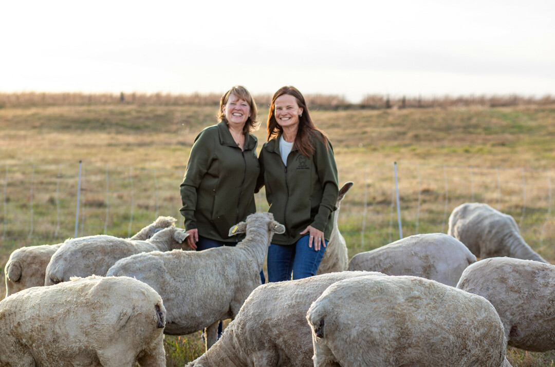 WOOLLY WITH IT. Ewe and Me Wool Company hit the ground running in 2023 when local sheperds Janelle Sworski and Elizabeth Ivankovic purchased a pellet mill.