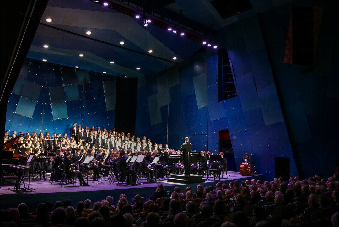 JOINING FORCES. If, somehow, you have yet to attend a UWEC Holiday Concert, this is quite the year to do so.