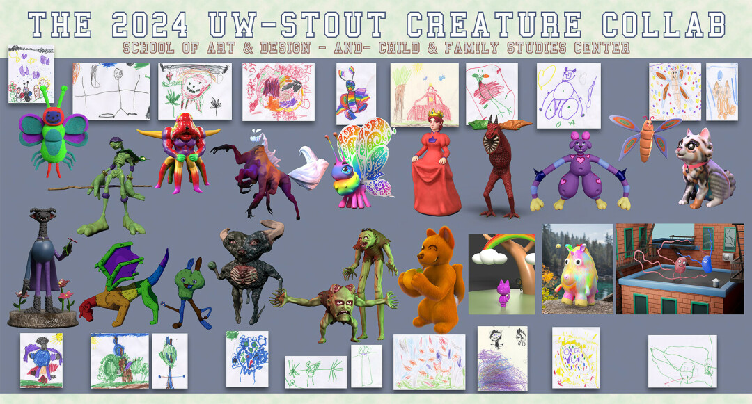 The Creature Collaboration project's final poster.