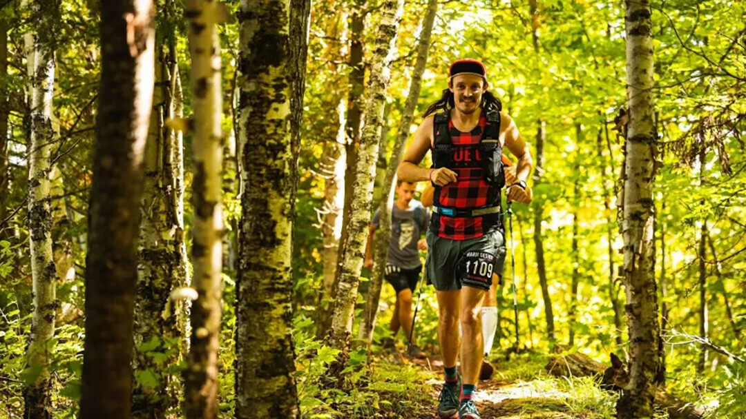 Edmondson on a trail run. (Submitted photo)