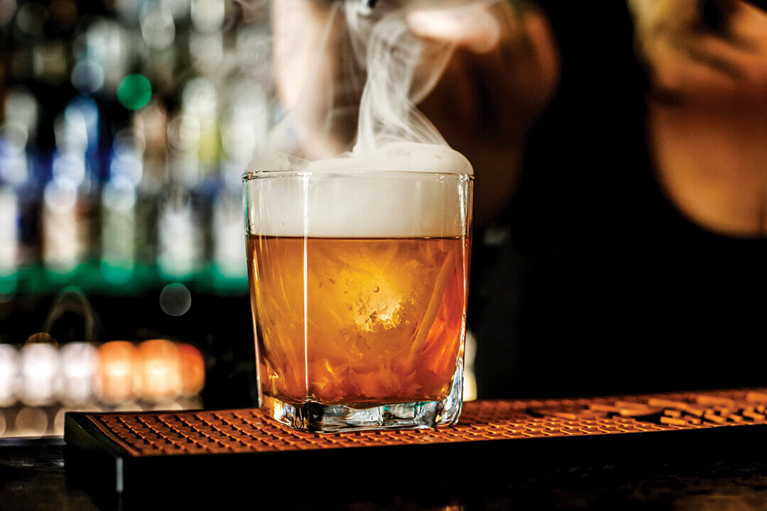 The Smoked Maple Bourbon Old Fashioned at The Red Mixer in Eau Claire. (Photo by MMC Photography LLC)