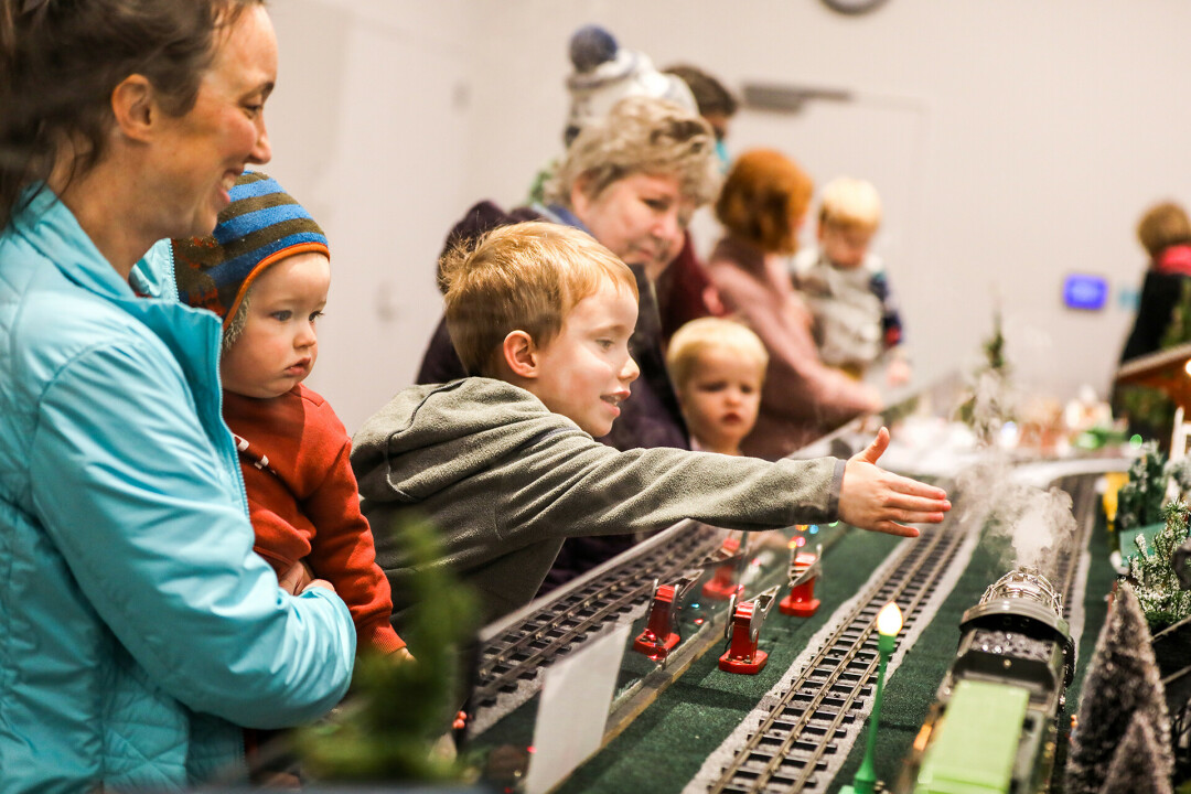 CHOO! CHOO! Now through Saturday, Dec. 28, 448 square feet of model train railway will be on display at the L.E. Phillips Memorial Public Library.