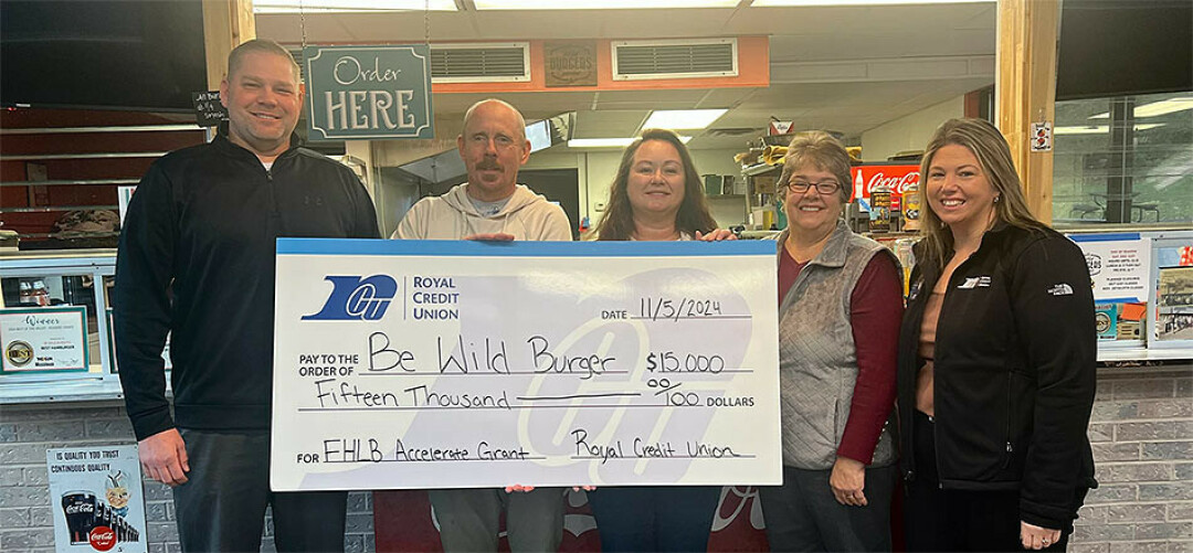 Be Wild Burgers, a family-owned restaurant in St. Croix Falls, also received a grant.