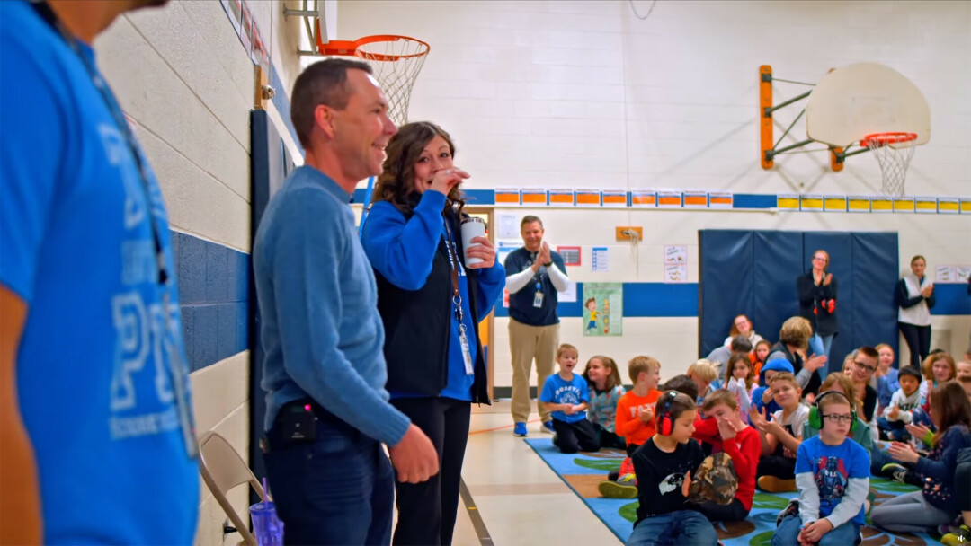 60 DAYS OF GIVING, ONE BIG MOMENT. Roosevelt Elementary School's Sarah Candell was nominated by dozens of her coworkers for One Automotive's 60 Days of Giving Program. 