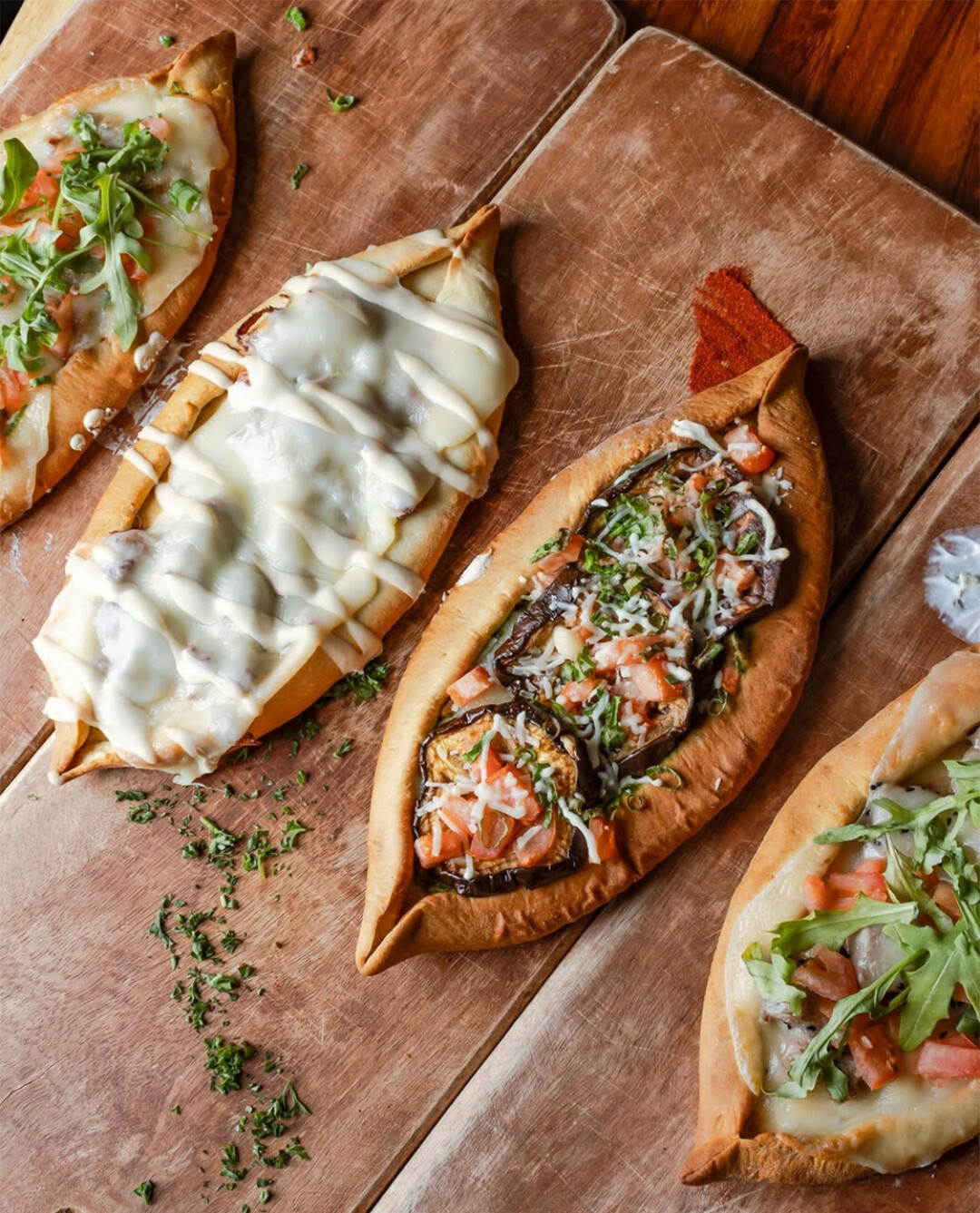 Xa Bistro's Turkish-style flatbreads, pictured, are one example of the local restaurant's unique offerings.&nbsp;(Photo via Facebook)