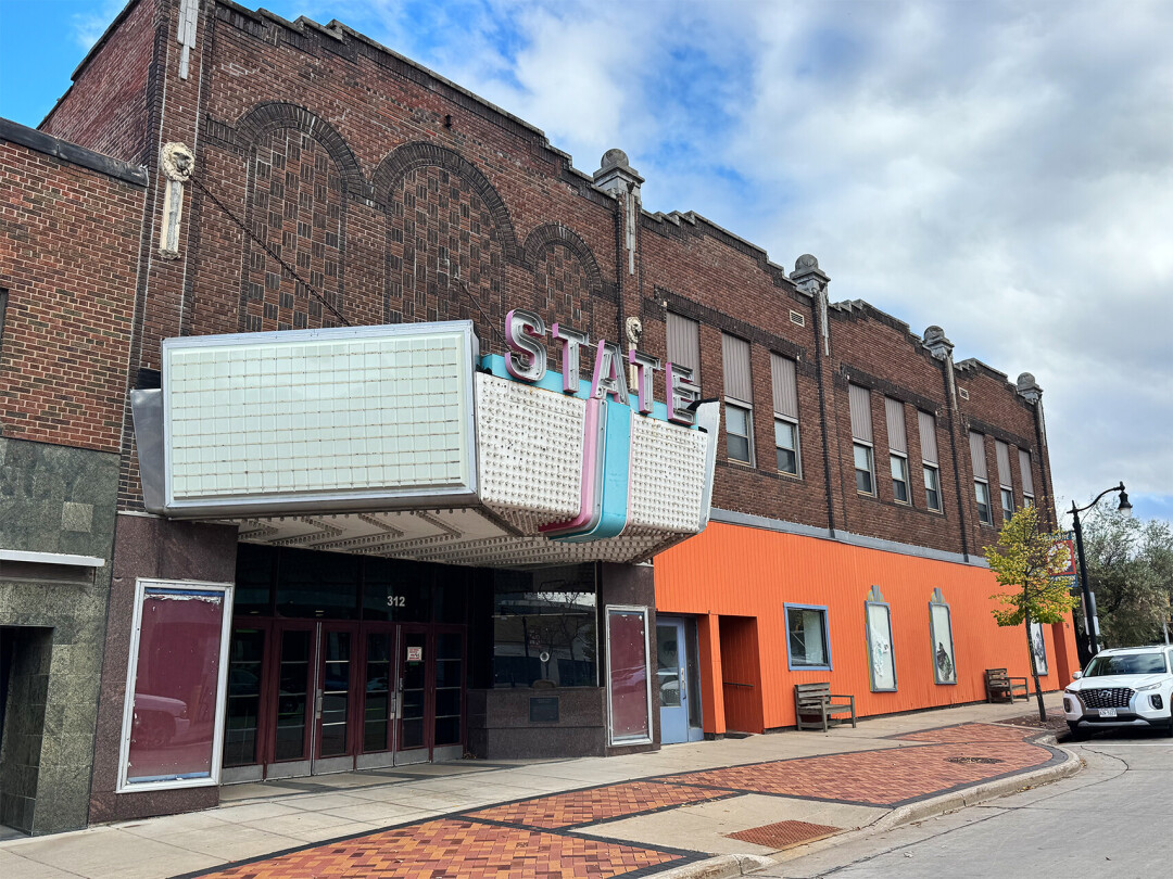 NEW OPPORTUNITIES? As the landscape of downtown Eau Claire continues to ebb and flow, four highly-visible commercial properties have hit (or re-entered) the market. Among the bunch is the former State Theatre, pictured, is now on sale for well below its initial $1 million-plus price-tag.
