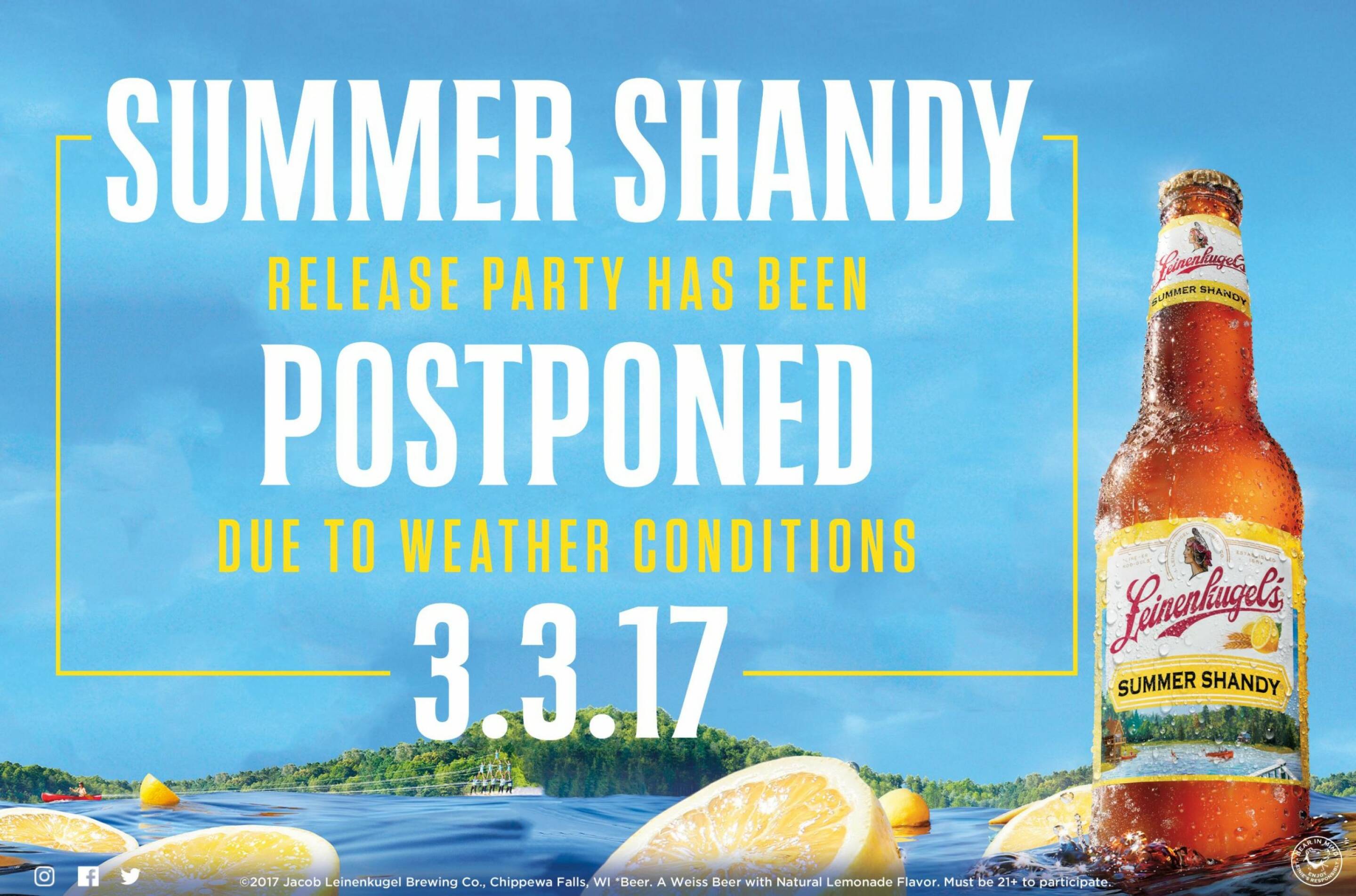 Leinenkugel's Summer Shandy Release Party (RESCHEDULED)