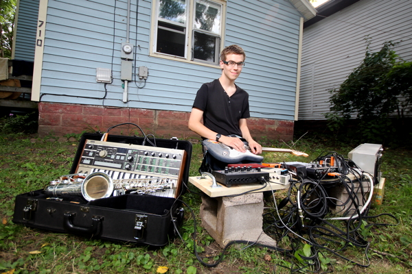 A WHOLE BUNCH OF MUSICMAKERS. Elliot Etzkorn, who plays as Deimos Phobos, has quickly solidified himself as a large part of Eau Claire’s DIY music scene.