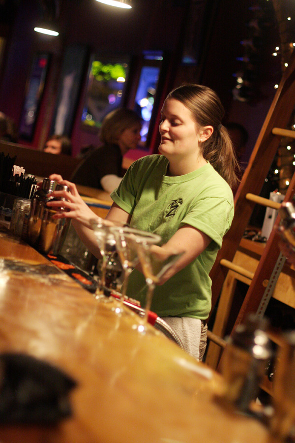 original Zanzibar-10.jpg 2013-03-20 11:39:41 Working hard to quench the thirst of local thirsty people at Zanzibar Restaurant and Pub (228 E. Main St., Menomonie). Don’t forget to tip your bartenders.