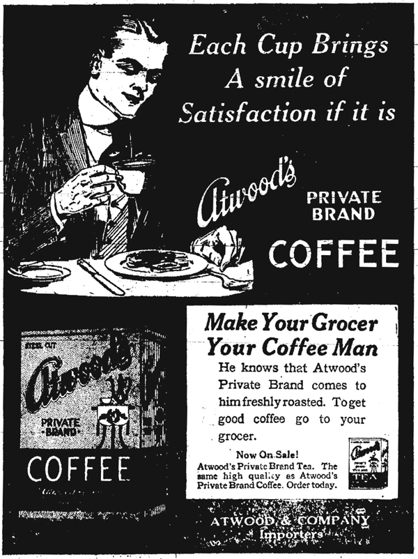 Eau Claire Leader ad, February 1921.