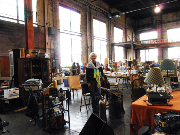 CURATED COLLECTION. Mary Freeberg started the Foundry Sale as a way to get rid of some of her stuff (and the stuff of many other local vintage and antique sellers).