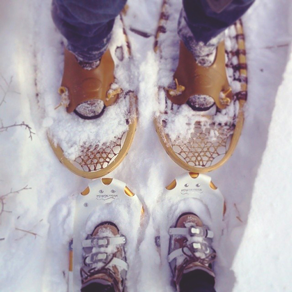Strap in – snowshoeing is a slick way to burn a bunch of calories.