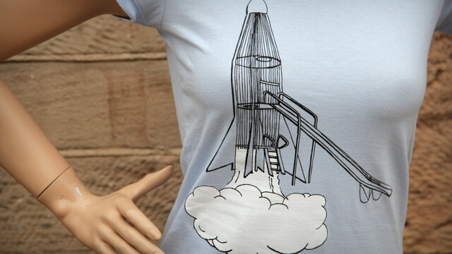 Rocket Slide Lady Tee
