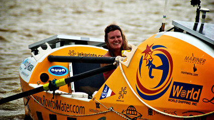 Katie Spotz rowed across the Atlantic. By herself. Now she wants to tell you about it.