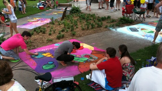 Chalkfest 2011 (prior to downpour)