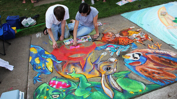 MAIN full horiz - Chalkfest 2011_77 Chalkfest! Today! Wilson Park! Woo! Details below.