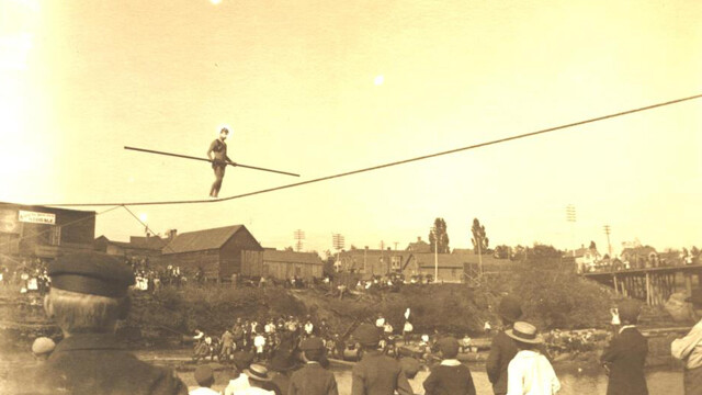 People used to have a lot more fun with the Eau Claire River.