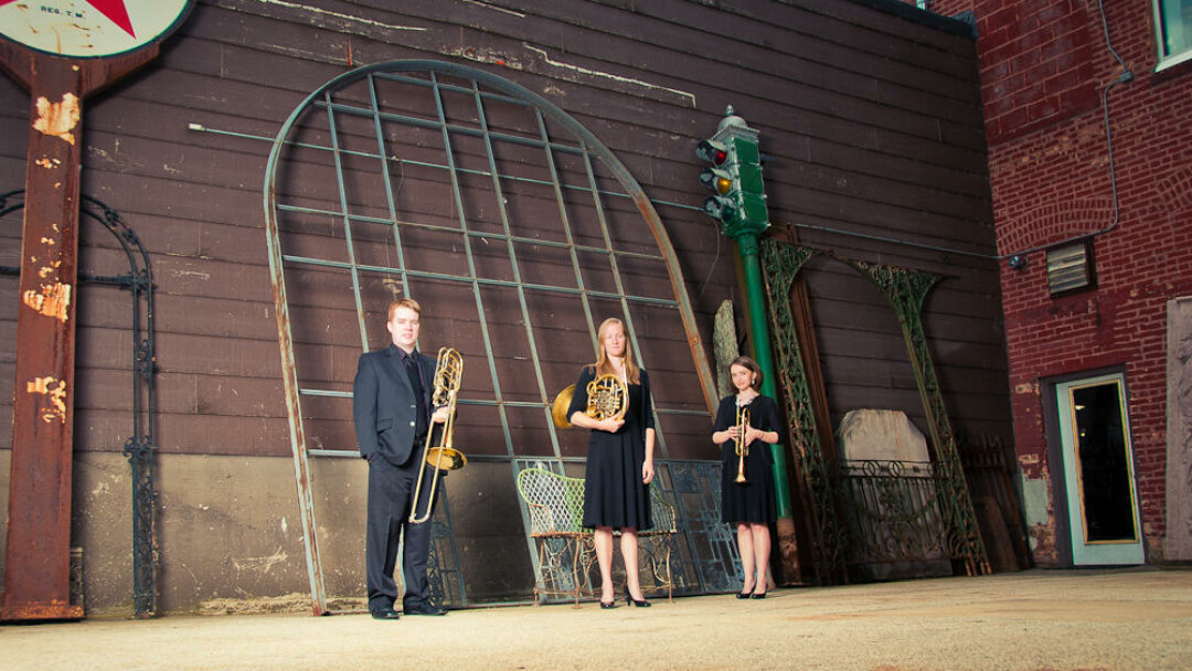 MAIN full horiz - HERE.jpg 2014-01-23 16:49:21 Chicago-based brass trio V3NTO blows into The Heyde Center this afternoon. Details below.