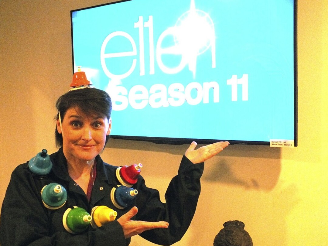 Kobi Shaw brought her “Carol of the Bells” act to the syndicated talk show Ellen back in 2014.