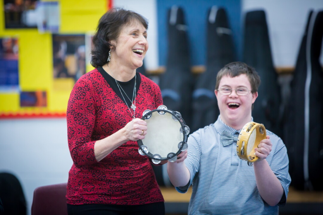North High School Adaptive Music Class